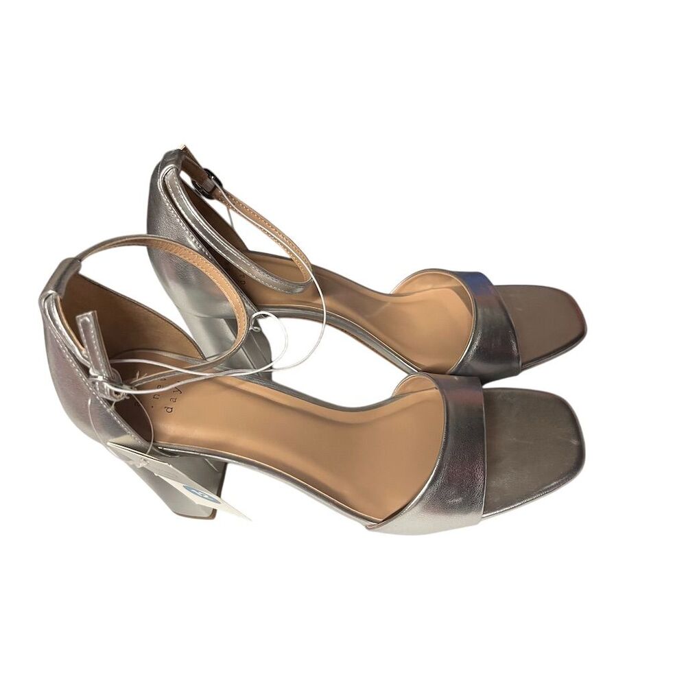 a new day Metallic Silver Heels - Picture 2 of 5